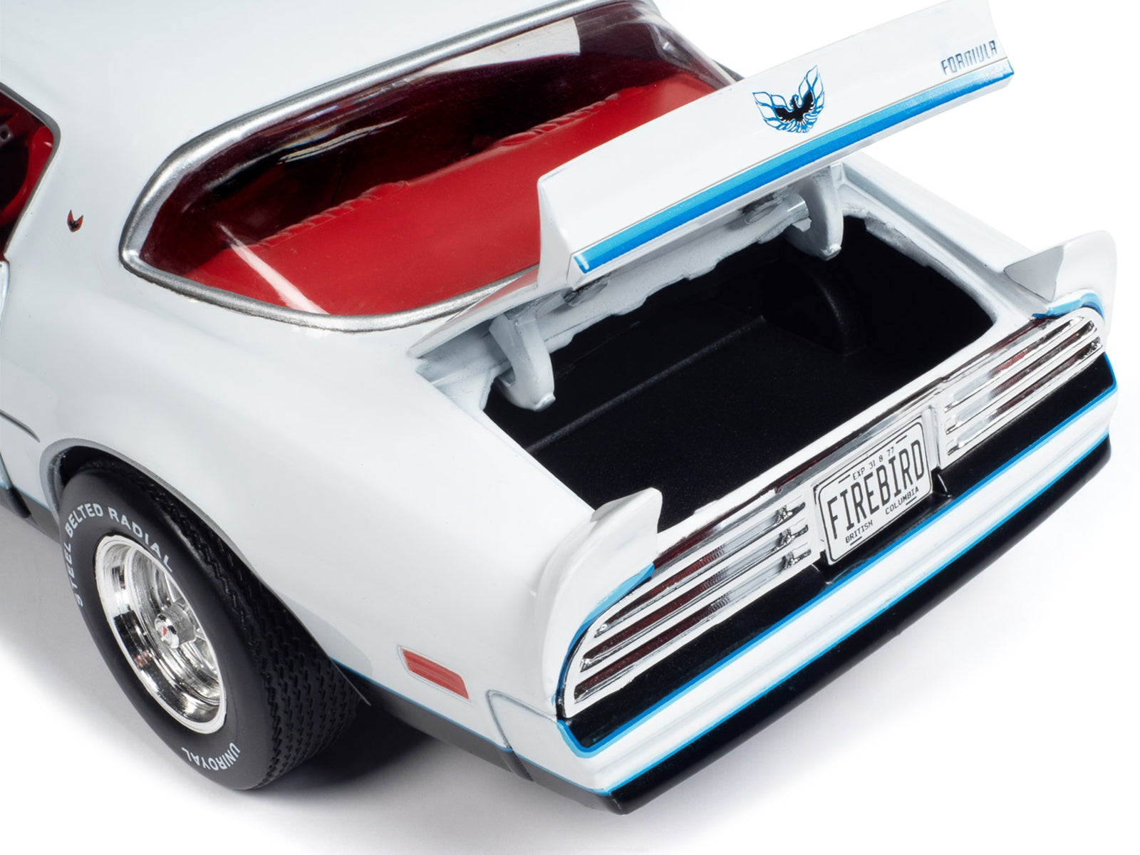 1977 Pontiac Firebird Formula Cameo White with Red Interior "American Muscle" Series 1/18 Diecast Model Car by Auto World - Premium Pontiac Models from Autoworld - Just $120.89! Shop now at Rapidvehicles