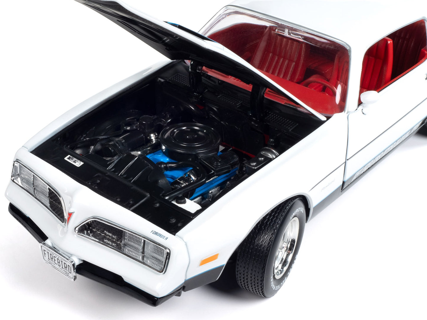 1977 Pontiac Firebird Formula Cameo White with Red Interior - Premium Pontiac Models from Autoworld - Just $131.39! Shop now at Rapidvehicles