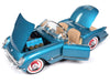 1954 Chevrolet Corvette Convertible Pennant Blue Metallic "American Muscle" Series 1/18 Diecast Model Car by Auto World - Premium Corvette Models from Autoworld - Just $120.89! Shop now at Rapidvehicles