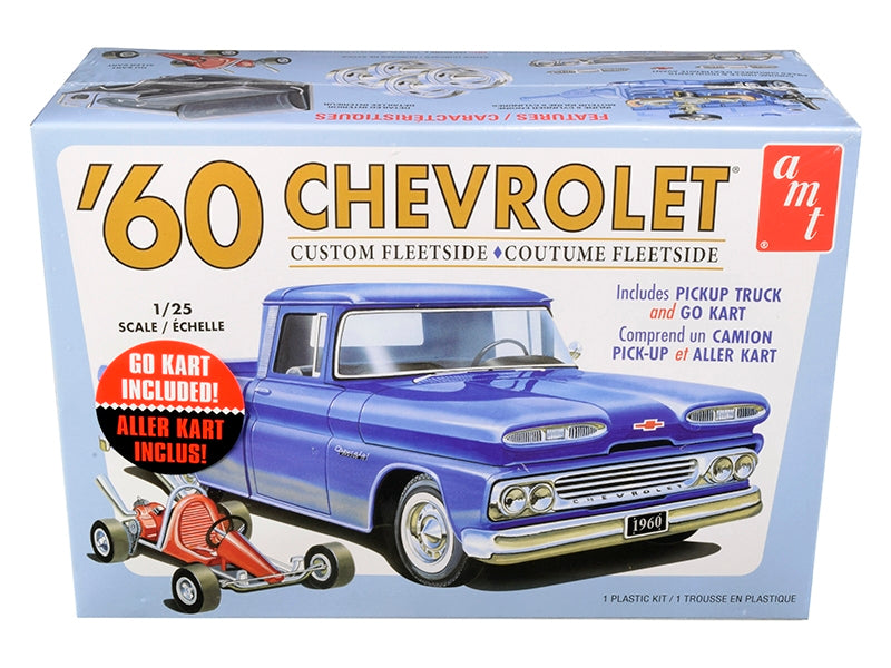 Skill 2 Model Kit 1960 Chevrolet Custom Fleetside Pickup Truck - Premium Model Kits(To Built) from AMT - Just $63.89! Shop now at Rapidvehicles