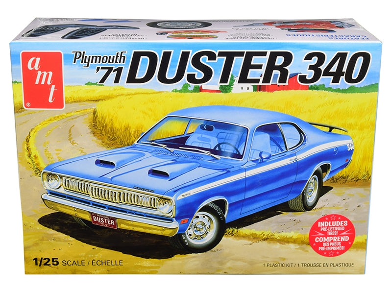 Skill 2 Model Kit 1971 Plymouth Duster 340 1/25 Scale Model by - Premium Plymouth Models from AMT - Just $53.99! Shop now at Rapidvehicles