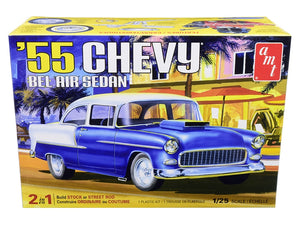 Skill 2 Model Kit 1955 Chevrolet Bel Air Sedan 2-in-1 Kit 1/25 Scale Model by AMT - Premium Model Kits(To Built) from AMT - Just $53.36! Shop now at Rapidvehicles