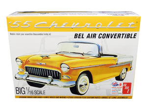 Skill 3 Model Kit 1955 Chevrolet Bel Air Convertible 2 in 1 Kit 1/16 Scale Model by AMT - Premium Model Kits(To Built) from AMT - Just $75.63! Shop now at Rapidvehicles