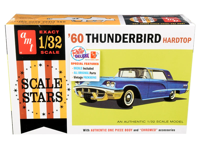 Skill 2 Model Kit 1960 Ford Thunderbird Hardtop "Scale Stars" - Premium Model Kits(To Built) from AMT - Just $48.56! Shop now at Rapidvehicles