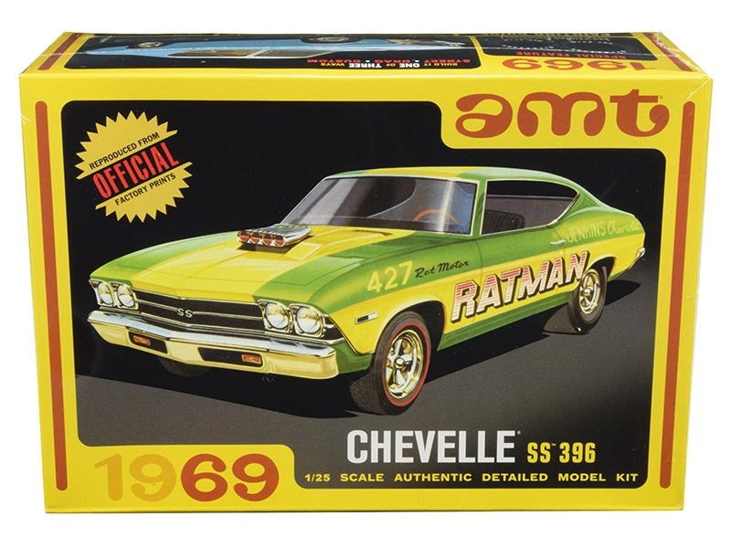 Skill 2 Model Kit 1969 Chevrolet Chevelle SS 396 3 in 1 Kit 1/25 - Premium Model Kits(To Built) from AMT - Just $63.99! Shop now at Rapidvehicles