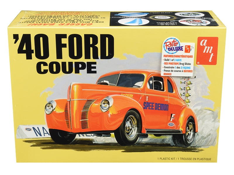 Skill 2 Model Kit 1940 Ford Coupe 3 in 1 Kit 1/25 Scale Model by - Premium Model Kits(To Built) from AMT - Just $58.49! Shop now at Rapidvehicles