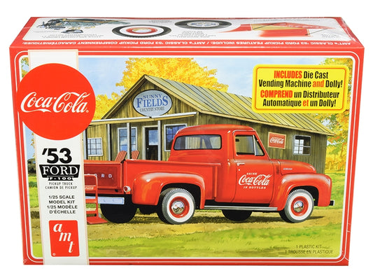 Skill 3 Model Kit 1953 Ford F-100 Pickup Truck "Coca-Cola" with - Premium Ford Models from AMT - Just $63.89! Shop now at Rapidvehicles