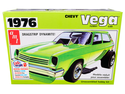 Skill 2 Model Kit 1976 Chevrolet Vega Funny Car 1/25 Scale Model by AMT free shipping USA