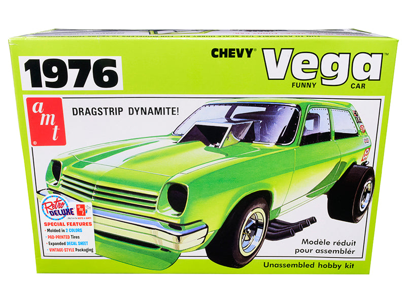 Skill 2 Model Kit 1976 Chevrolet Vega Funny Car 1/25 Scale Model by AMT free shipping USA