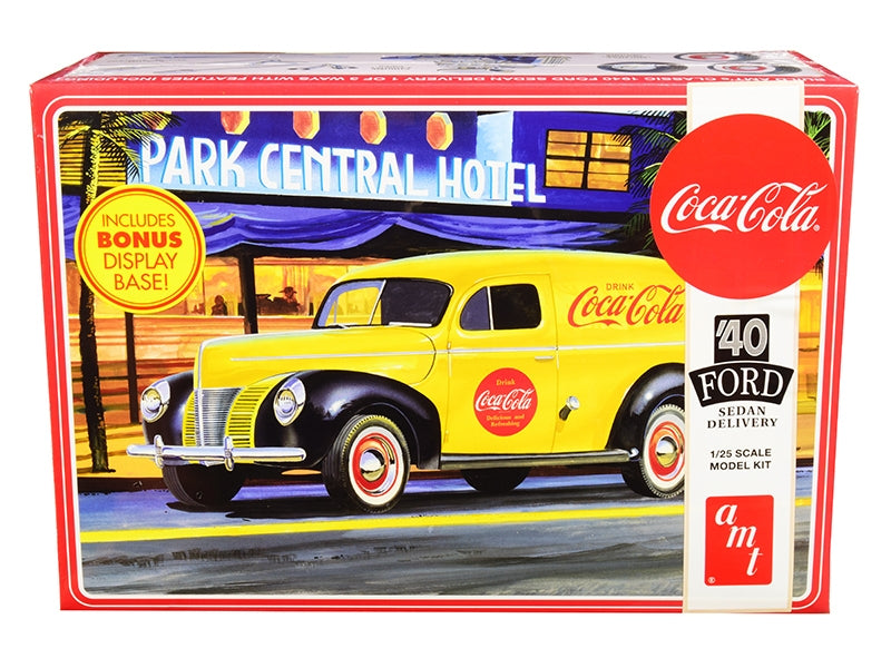 Skill 3 Model Kit 1940 Ford Sedan Delivery Van "Coca-Cola" with - Premium Ford Models from AMT - Just $61.19! Shop now at Rapidvehicles