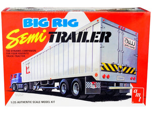 Skill 3 Model Kit Big Rig Semi Trailer with 2 Pallets 2-In-1 Kit 1/25 Scale Model by AMT - Premium Model Kits(To Built) from AMT - Just $70.99! Shop now at Rapidvehicles