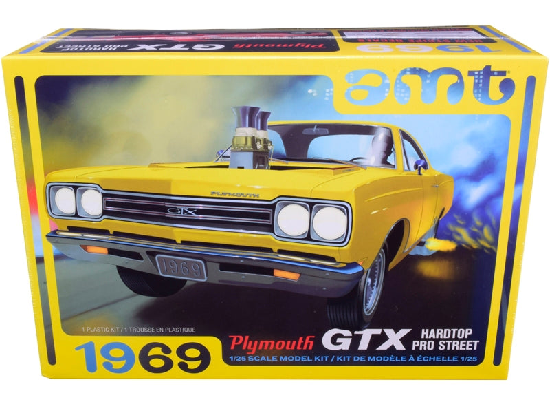 Skill 2 Model Kit 1969 Plymouth GTX Hardtop Pro Street 1/25 Scale - Premium Plymouth Models from AMT - Just $61.19! Shop now at Rapidvehicles