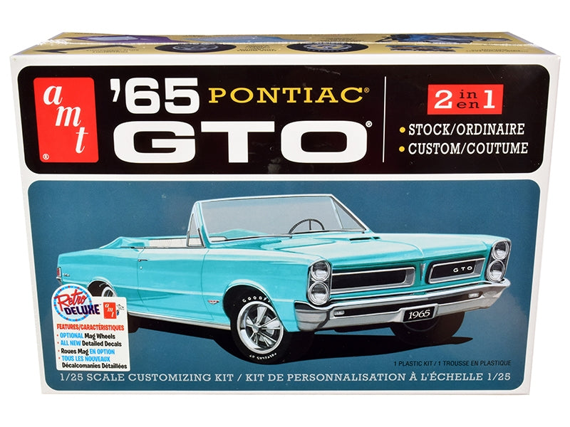 Skill 2 Model Kit 1965 Pontiac GTO 2-in-1 Kit 1/25 Scale Model by AMT - Premium Pontiac Models from AMT - Just $61.99! Shop now at Rapidvehicles