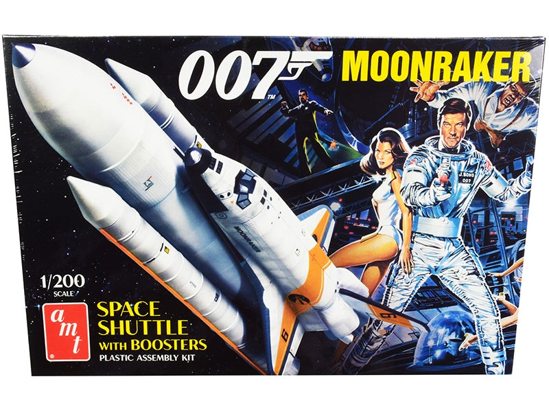 Skill 2 Model Kit Space Shuttle with Boosters "Moonraker" (1979) - Premium Movie/TV Series Models from AMT - Just $69.99! Shop now at Rapidvehicles