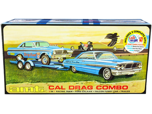 Skill 2 Model Kit "Ford Cal Drag Team" Ford Galaxie with Ford - Premium Model Kits(To Built) from AMT - Just $118.99! Shop now at Rapidvehicles