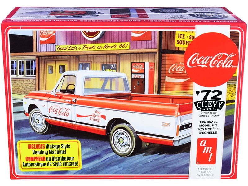 Skill 3 Model Kit 1972 Chevrolet Fleetside Pickup Truck with - Premium Coca Cola Models from AMT - Just $62.09! Shop now at Rapidvehicles