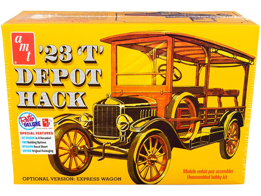 Skill 2 Model Kit 1923 Ford T Depot Hack 2-in-1 Kit 1/25 Scale - Premium Model Kits(To Built) from AMT - Just $59.39! Shop now at Rapidvehicles