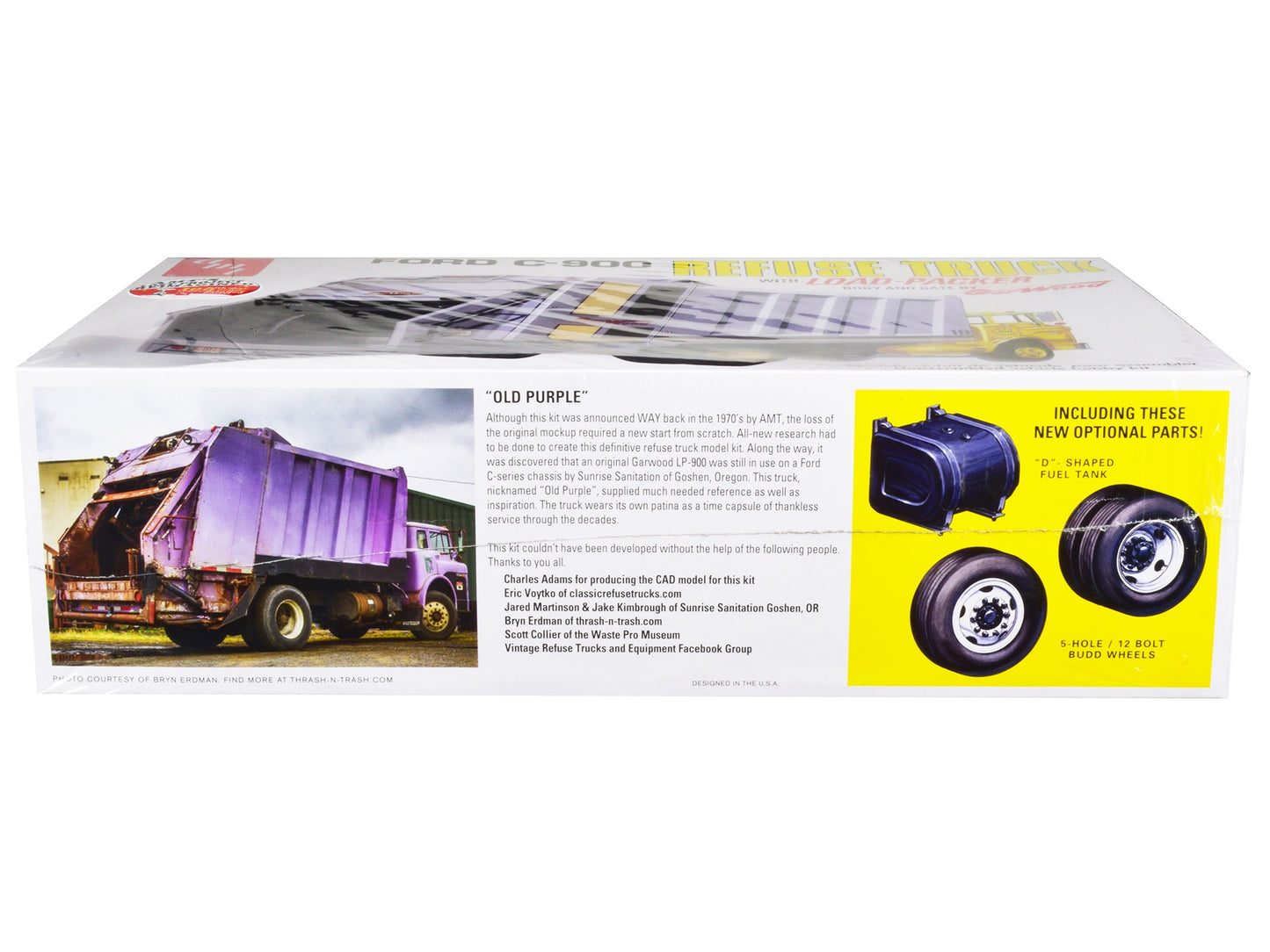 Skill 3 Model Kit Ford C-900 GarWood Refuse Garbage Truck with - Premium Garbage Trucks from AMT - Just $127.99! Shop now at Rapidvehicles