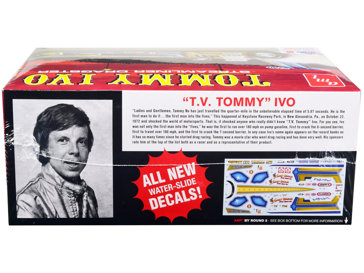 Skill 2 Model Kit Tommy Ivo Streamliner Dragster 1/25 Scale Model - Premium Other from AMT - Just $67.99! Shop now at Rapidvehicles