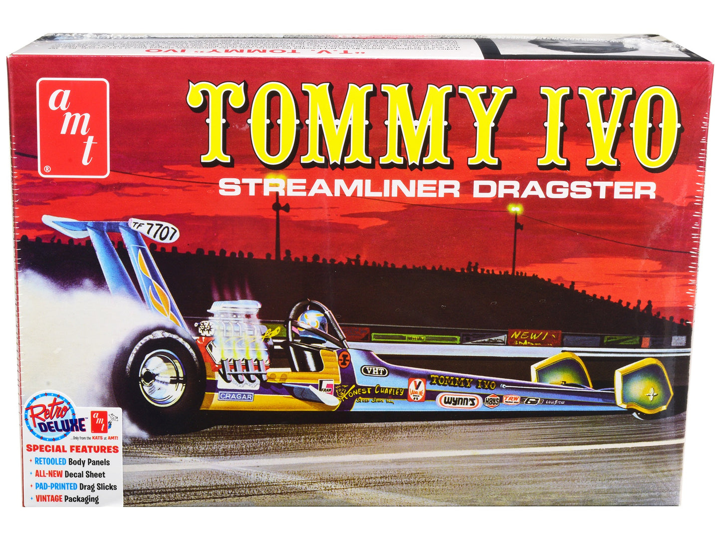 Skill 2 Model Kit Tommy Ivo Streamliner Dragster 1/25 Scale Model - Premium Other from AMT - Just $67.99! Shop now at Rapidvehicles