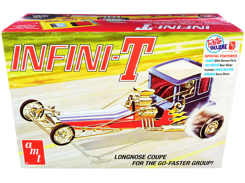 Skill 2 Model Kit Infini-T Custom Dragster 1/25 Scale Model by AMT free shipping USA