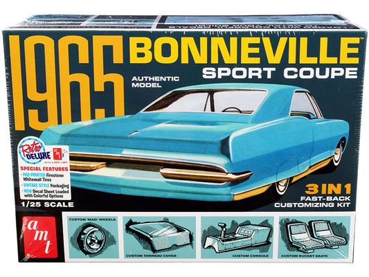 Skill 2 Model Kit 1965 Pontiac Bonneville Sport Coupe 3-in-1 Kit - Premium Pontiac Models from AMT - Just $59.39! Shop now at Rapidvehicles