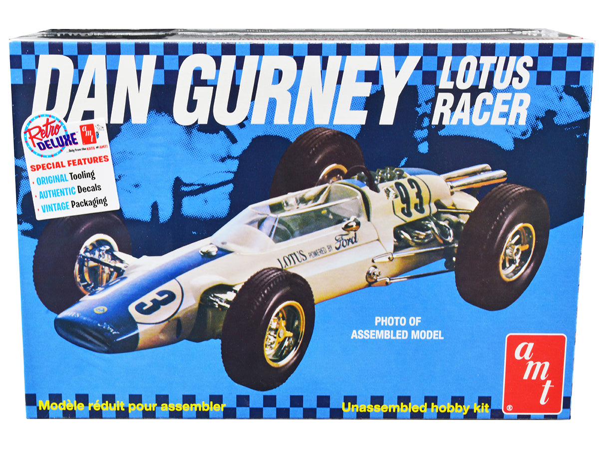 Skill 2 Model Kit Dan Gurney Lotus Racer 1/25 Scale Model by AMT free shipping USA
