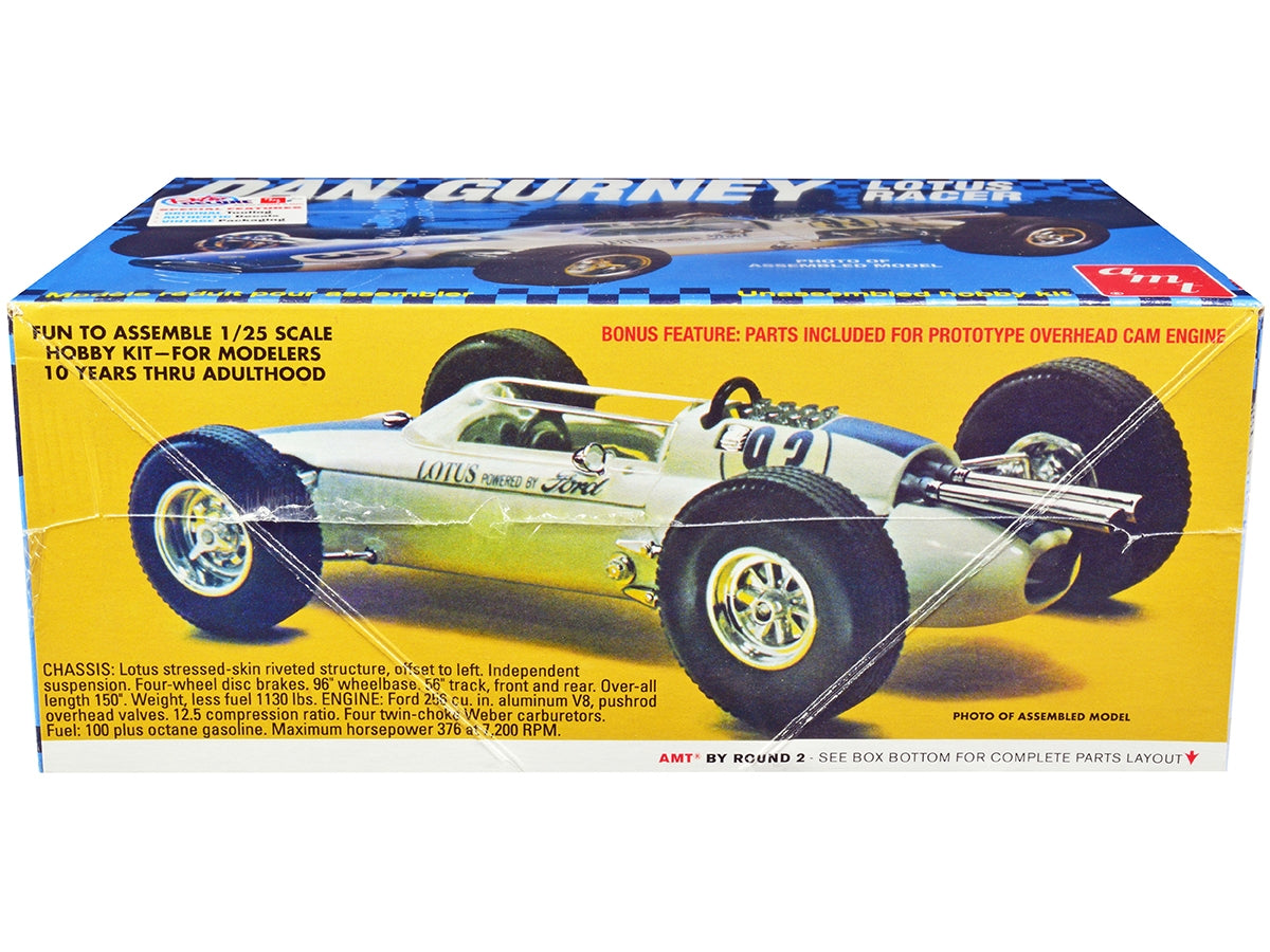 Skill 2 Model Kit Dan Gurney Lotus Racer 1/25 Scale Model by AMT - Premium Model Kits(To Built) from AMT - Just $50.99! Shop now at Rapidvehicles