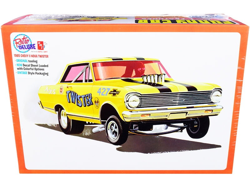 Skill 2 Model Kit 1965 Chevrolet II Nova AWB Funny Car "Twister" - Premium Model Kits(To Built) from AMT - Just $59.39! Shop now at Rapidvehicles