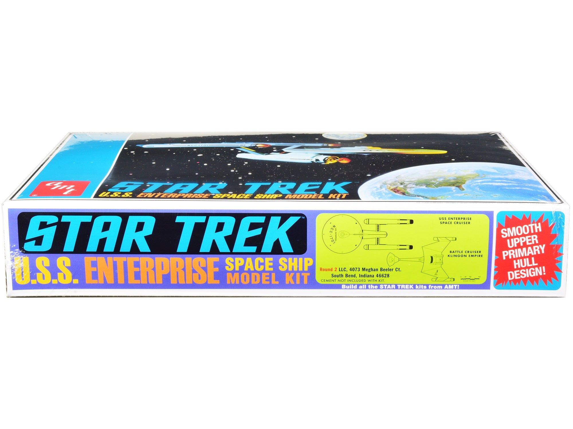 Skill 2 Model Kit U.S.S. Enterprise NCC-1701 Space Ship "Star Trek" 1/650 Scale Model by AMT - Premium Movie/TV Series Models from AMT - Just $73.06! Shop now at Rapidvehicles