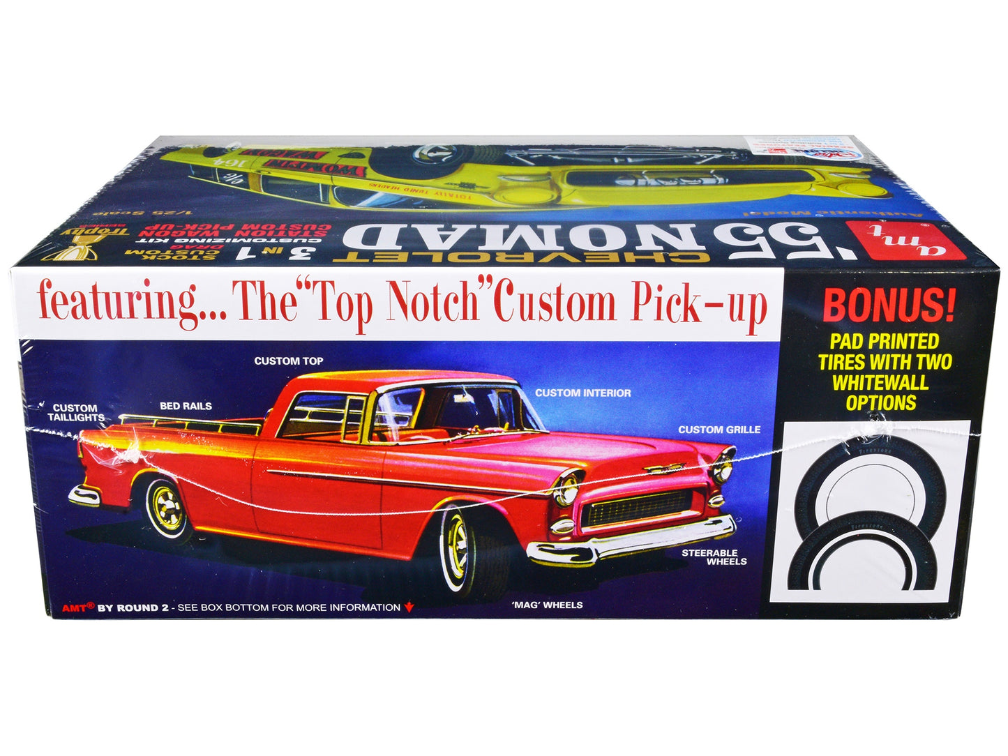 Skill 2 Model Kit 1955 Chevrolet Nomad 3-in-1 Kit "Trophy Series" 1/25 Scale Model by AMT - Premium Model Kits(To Built) from AMT - Just $64.99! Shop now at Rapidvehicles