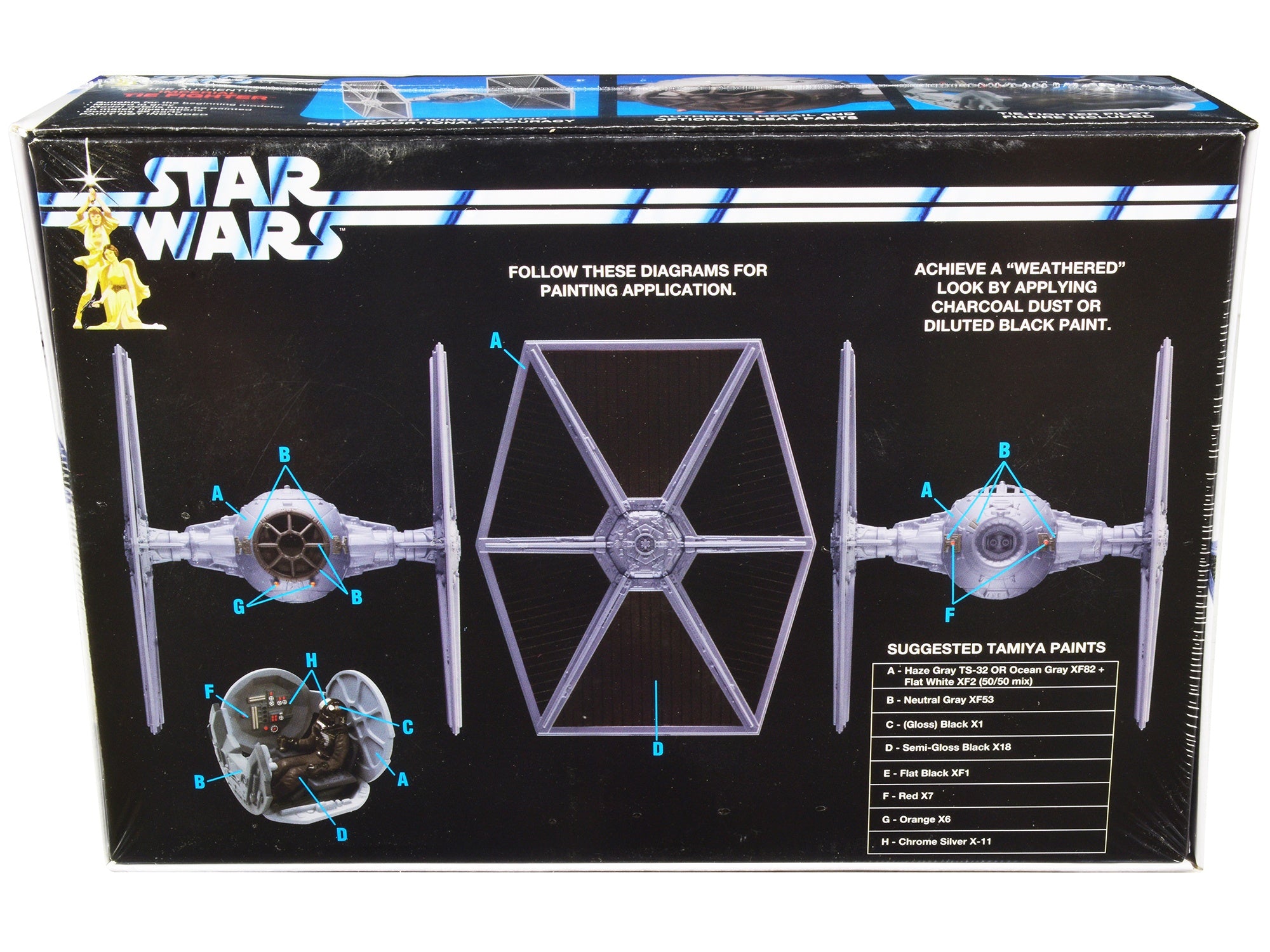 Skill 2 Model Kit Imperial Tie Fighter "Star Wars" (1977) Movie Model by AMT - Premium Movie/TV Series Models from AMT - Just $58.49! Shop now at Rapidvehicles