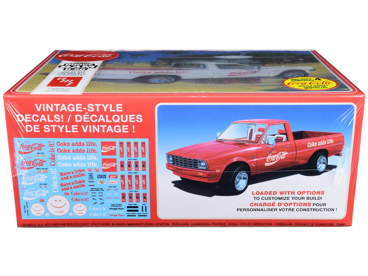 Skill 3 Model Kit 1980 Dodge Ram D-50 Pickup Truck "Coca-Cola" - Premium Dodge Models from AMT - Just $62.99! Shop now at Rapidvehicles