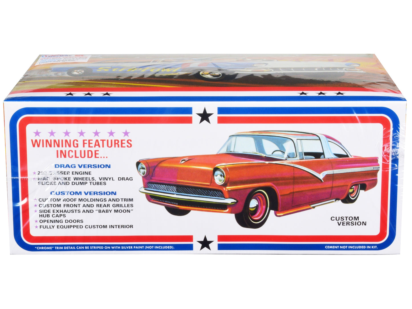 Skill 2 Model Kit 1956 Ford Victoria Hardtop 3 in 1 Kit 1/25