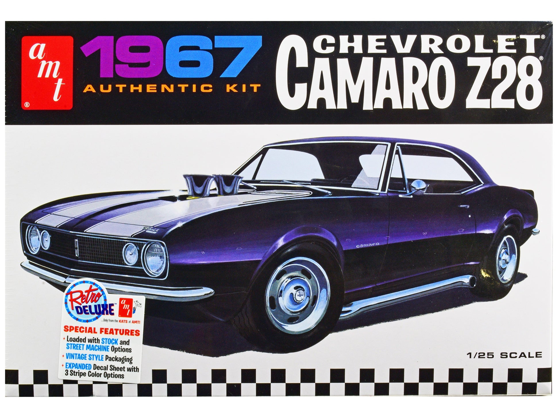 Skill 2 Model Kit 1967 Chevrolet Camaro Z/28 1/25 Scale Model by - Premium Chevrolet Models from AMT - Just $61.19! Shop now at Rapidvehicles