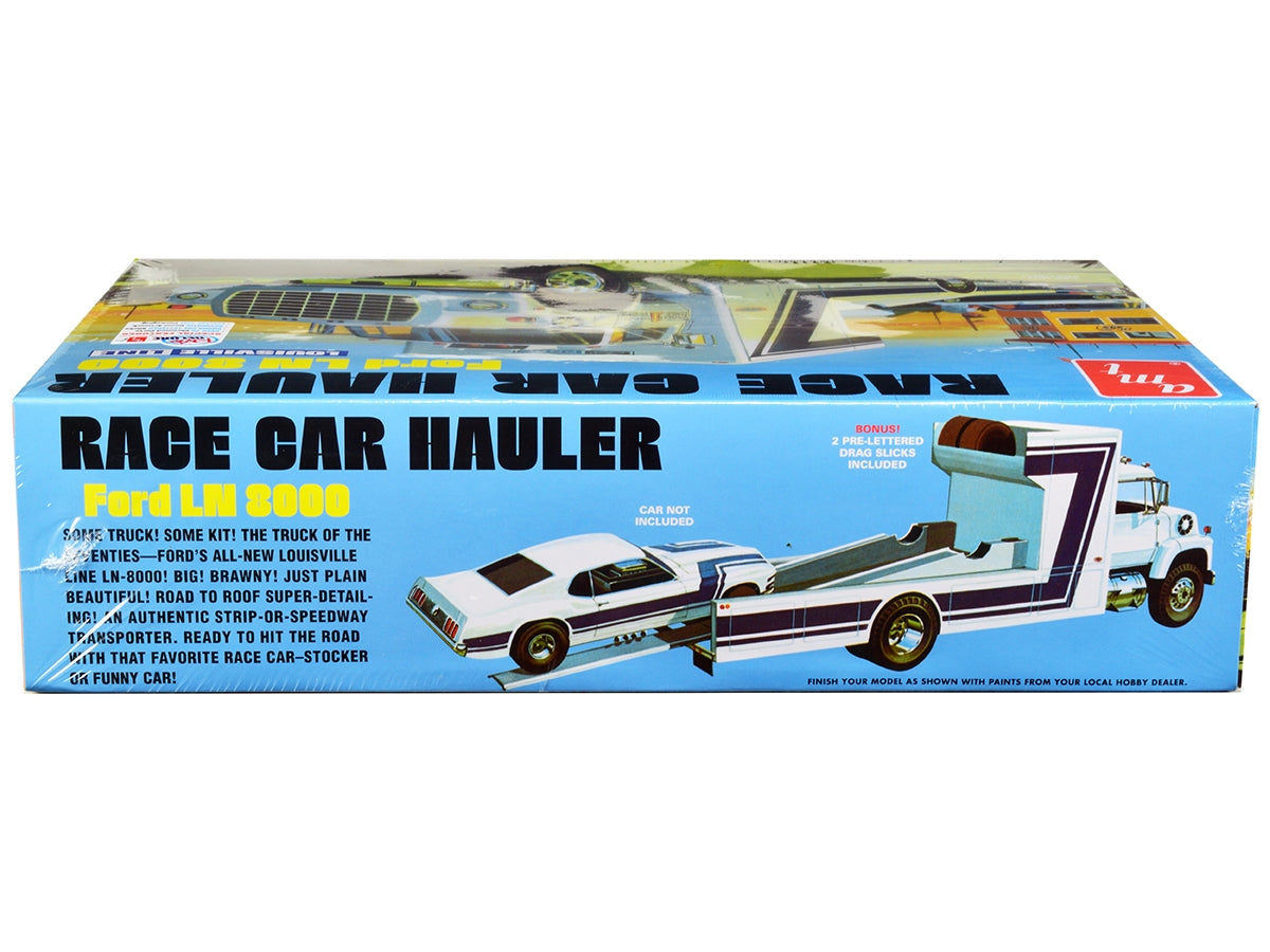 Skill 3 Model Kit Ford LN 8000 Race Car Hauler Louisville Line - Premium Model Kits(To Built) from AMT - Just $89.99! Shop now at Rapidvehicles