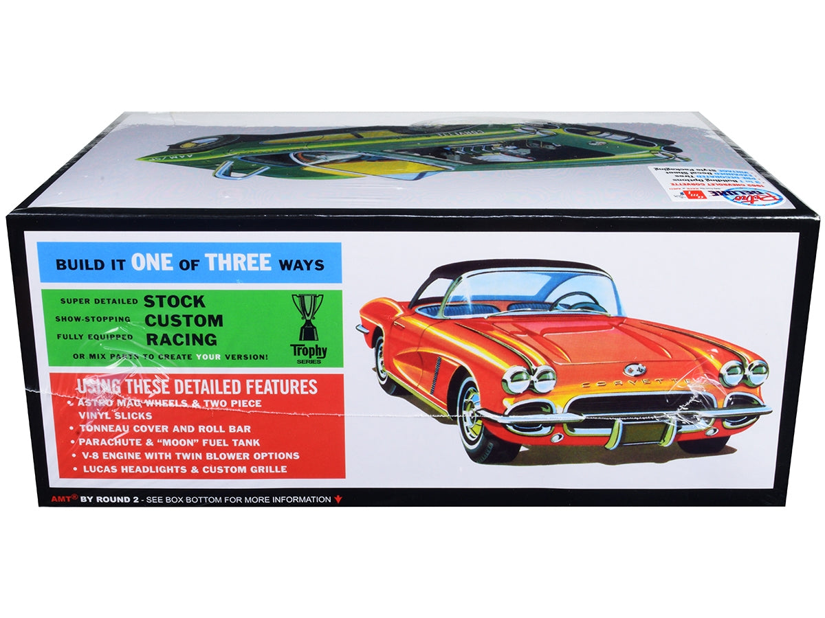 Skill 2 Model Kit 1962 Chevrolet Corvette 3 in 1 Kit 1/25 Scale Model by AMT - Premium Corvette Models from AMT - Just $55.92! Shop now at Rapidvehicles