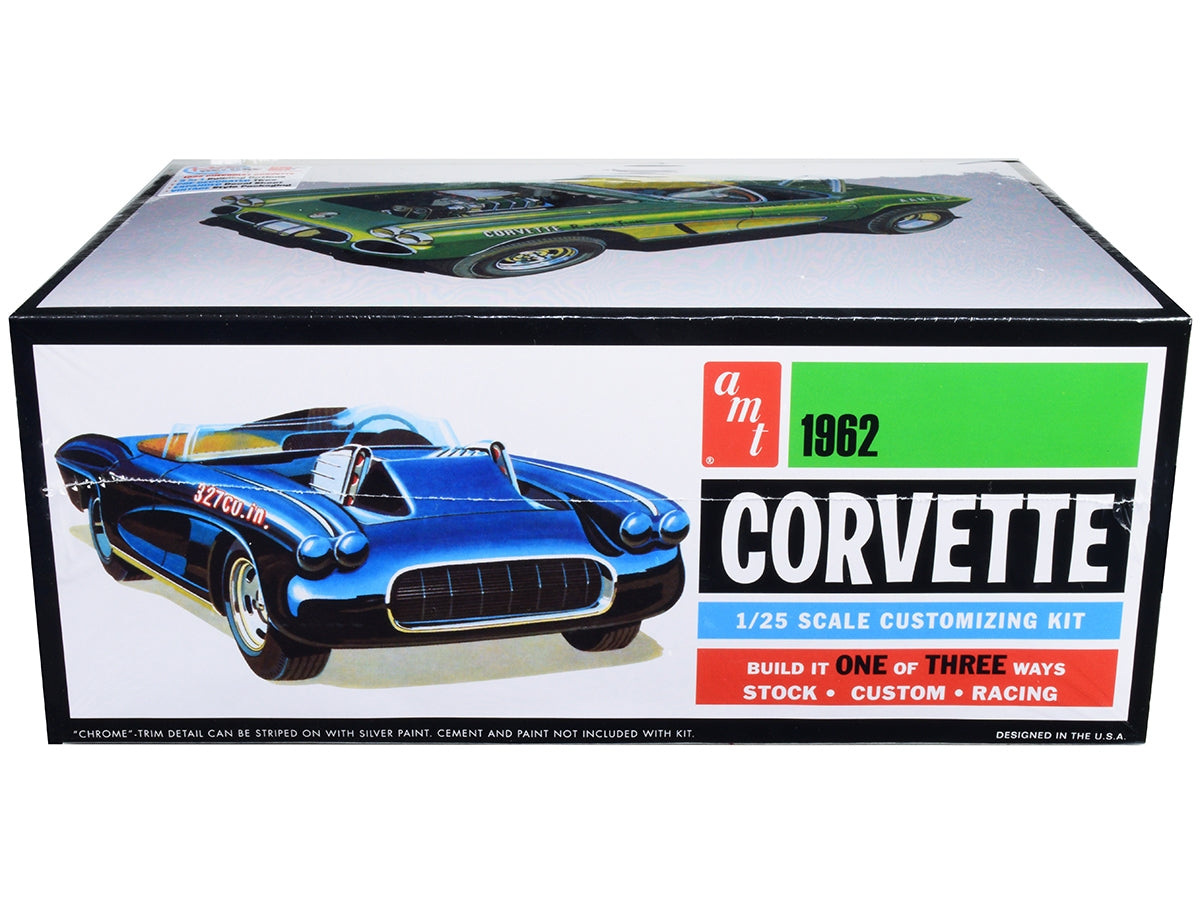 Skill 2 Model Kit 1962 Chevrolet Corvette 3 in 1 Kit 1/25 Scale Model by AMT - Premium Corvette Models from AMT - Just $56.99! Shop now at Rapidvehicles