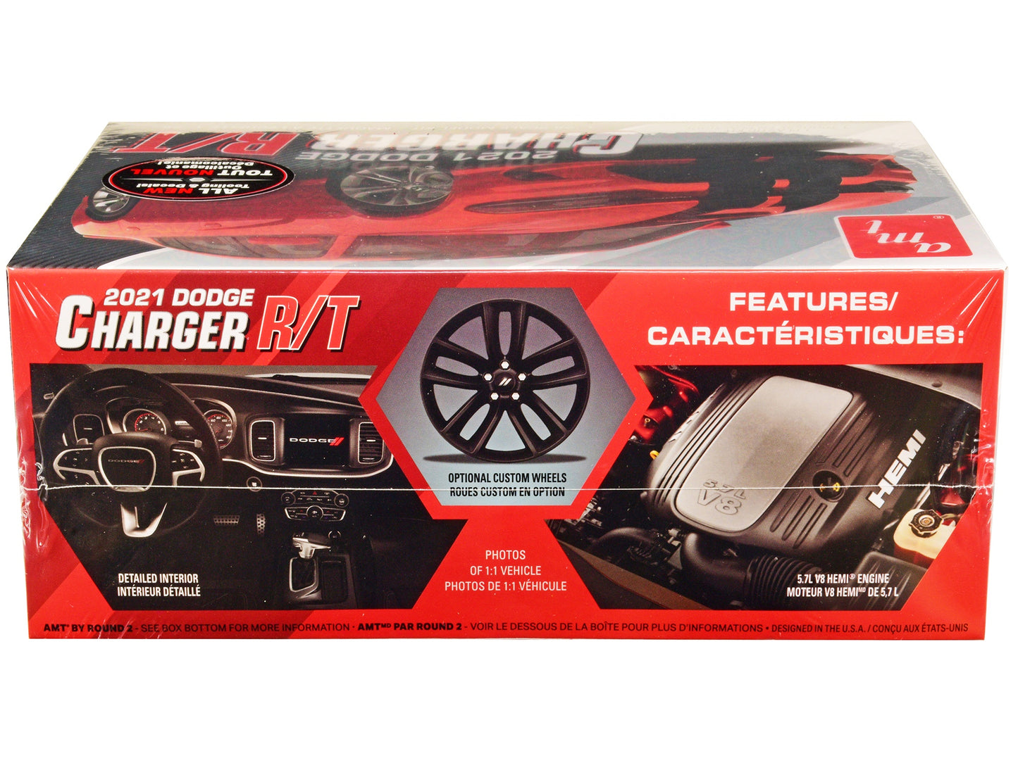 Skill 2 Model Kit 2021 Dodge Charger R/T 1/25 Scale Model by AMT - Premium Model Kits(To Built) from AMT - Just $63.89! Shop now at Rapidvehicles