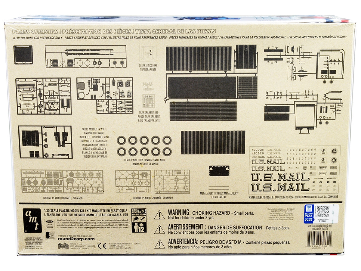 Skill 3 Model Kit Ford C900 Truck Tractor with Trailer "U.S. - Premium Model Kits(To Built) from AMT - Just $91.79! Shop now at Rapidvehicles