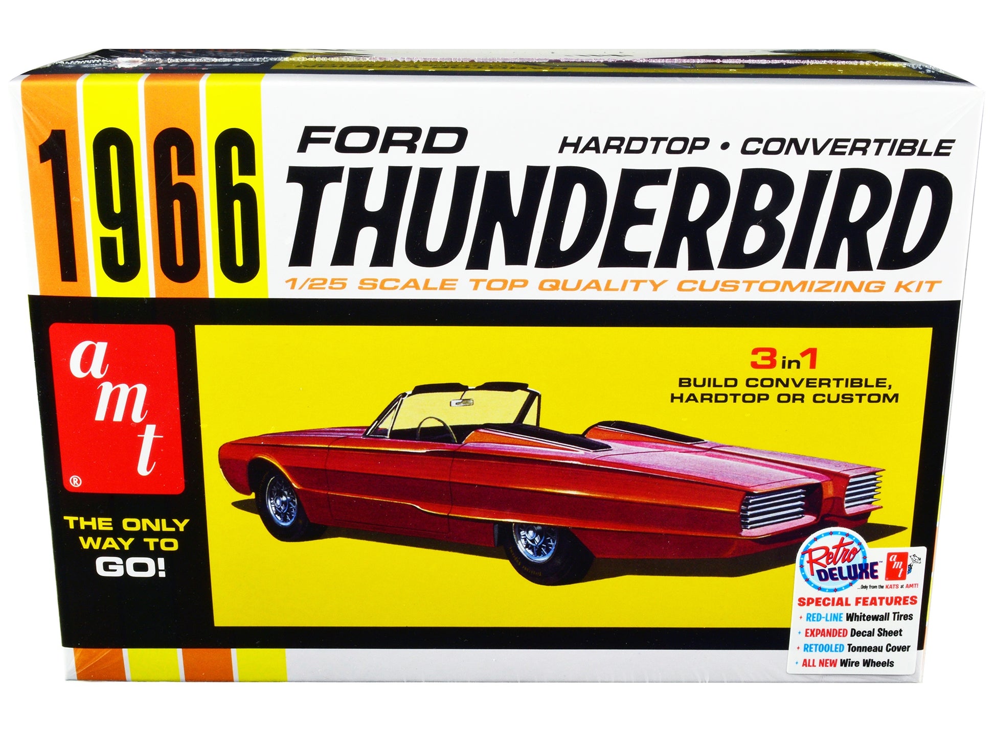 Skill 2 Model Kit 1966 Ford Thunderbird Hardtop/Convertible - Premium Model Kits(To Built) from AMT - Just $61.19! Shop now at Rapidvehicles