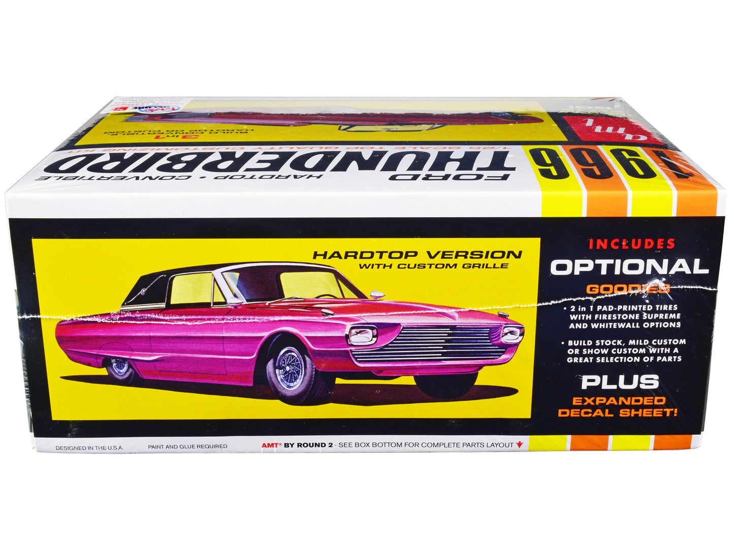 Skill 2 Model Kit 1966 Ford Thunderbird Hardtop/Convertible - Premium Model Kits(To Built) from AMT - Just $61.19! Shop now at Rapidvehicles