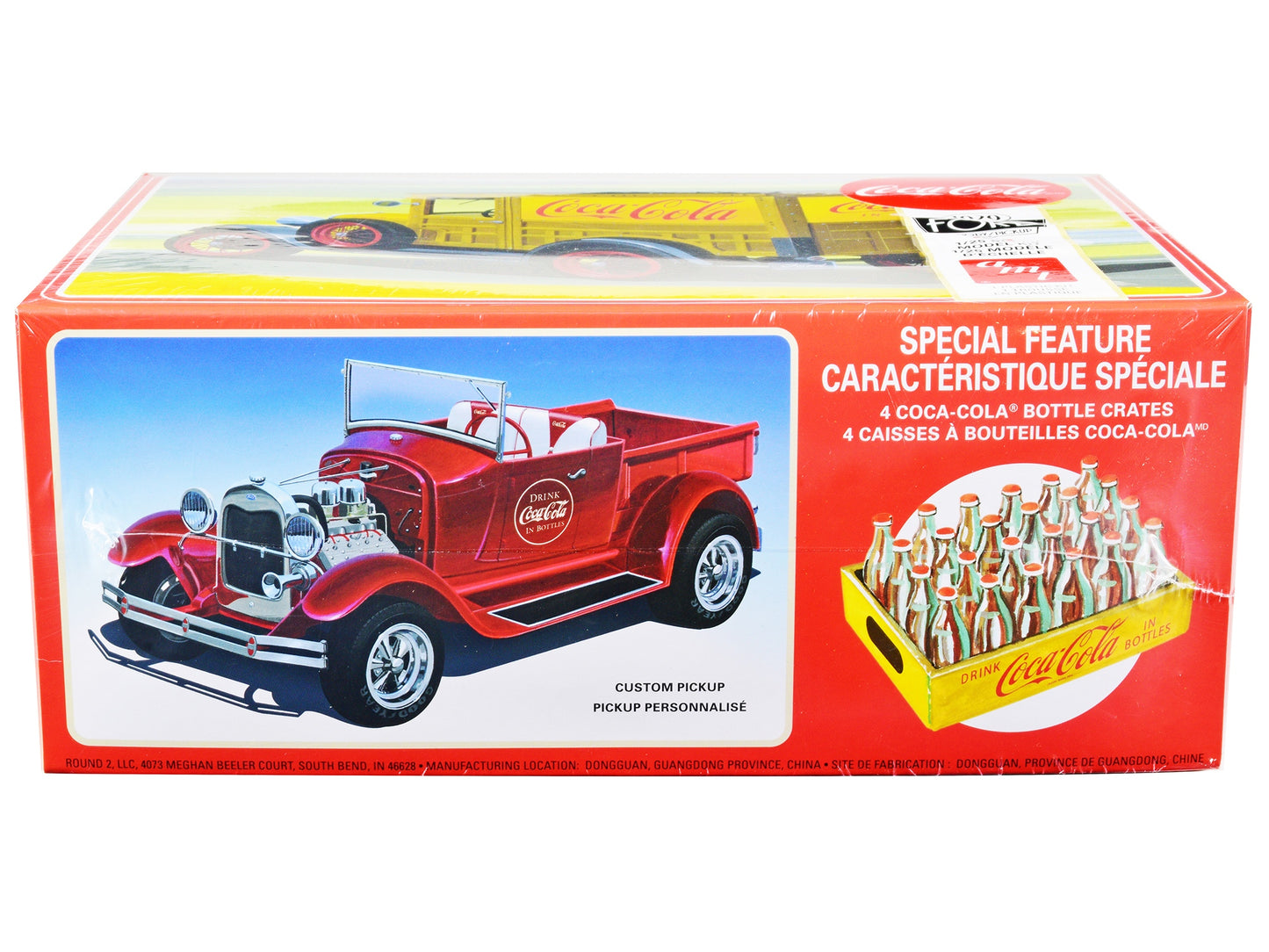 Skill 3 Model Kit 1929 Ford Woody/Pickup 4-in-1 Kit "Coca-Cola"