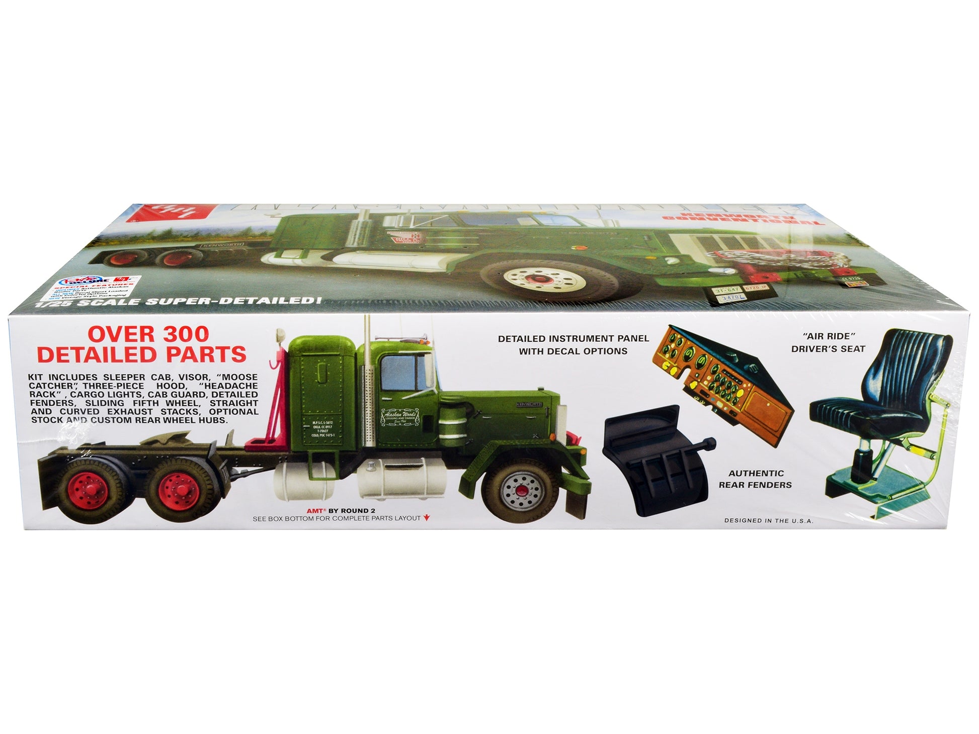 Skill 3 Model Kit Kenworth Conventional Tractor "Alaskan Hauler" - Premium Model Kits(To Built) from AMT - Just $113.99! Shop now at Rapidvehicles