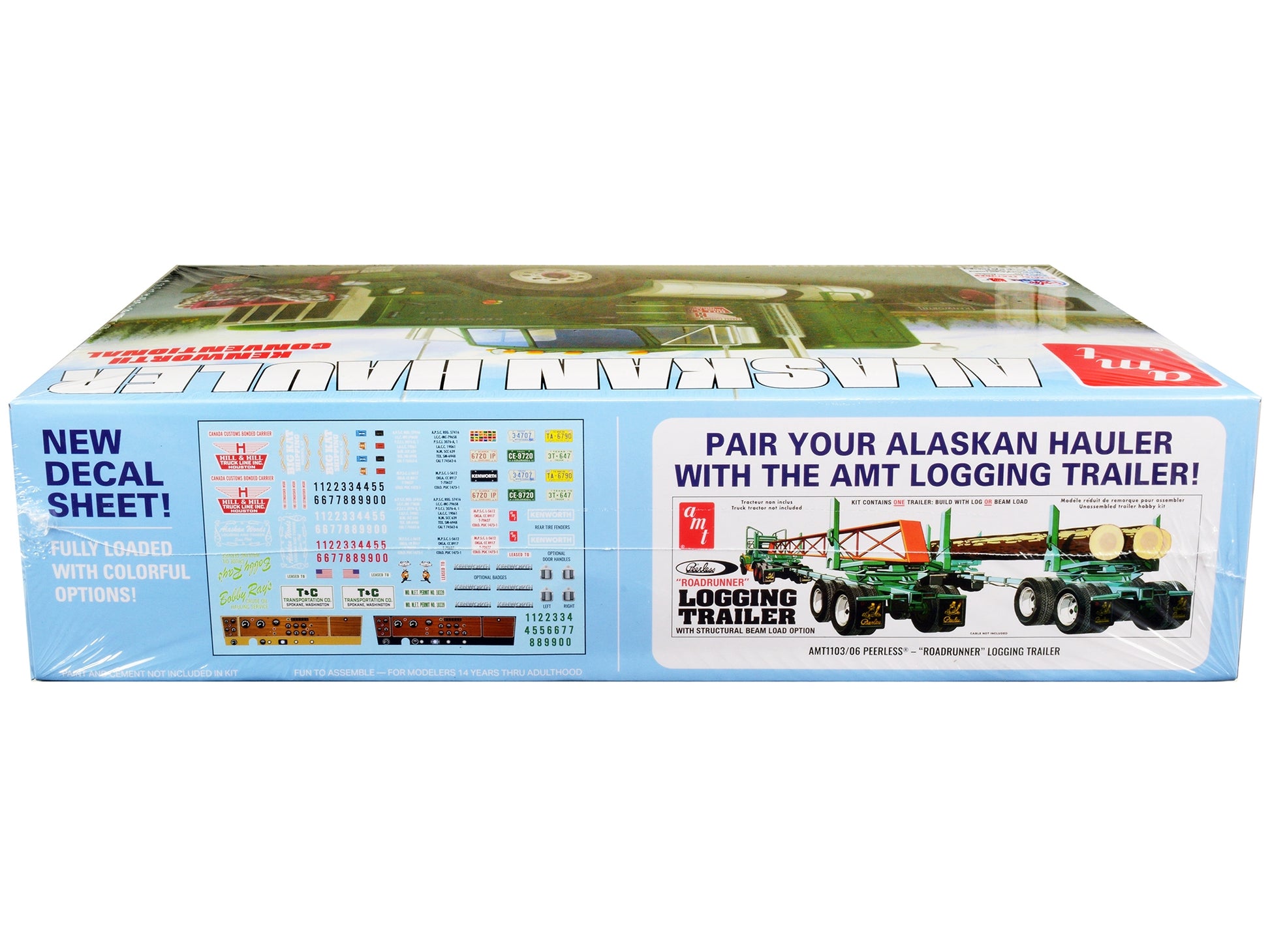 Skill 3 Model Kit Kenworth Conventional Tractor "Alaskan Hauler" - Premium Model Kits(To Built) from AMT - Just $113.99! Shop now at Rapidvehicles