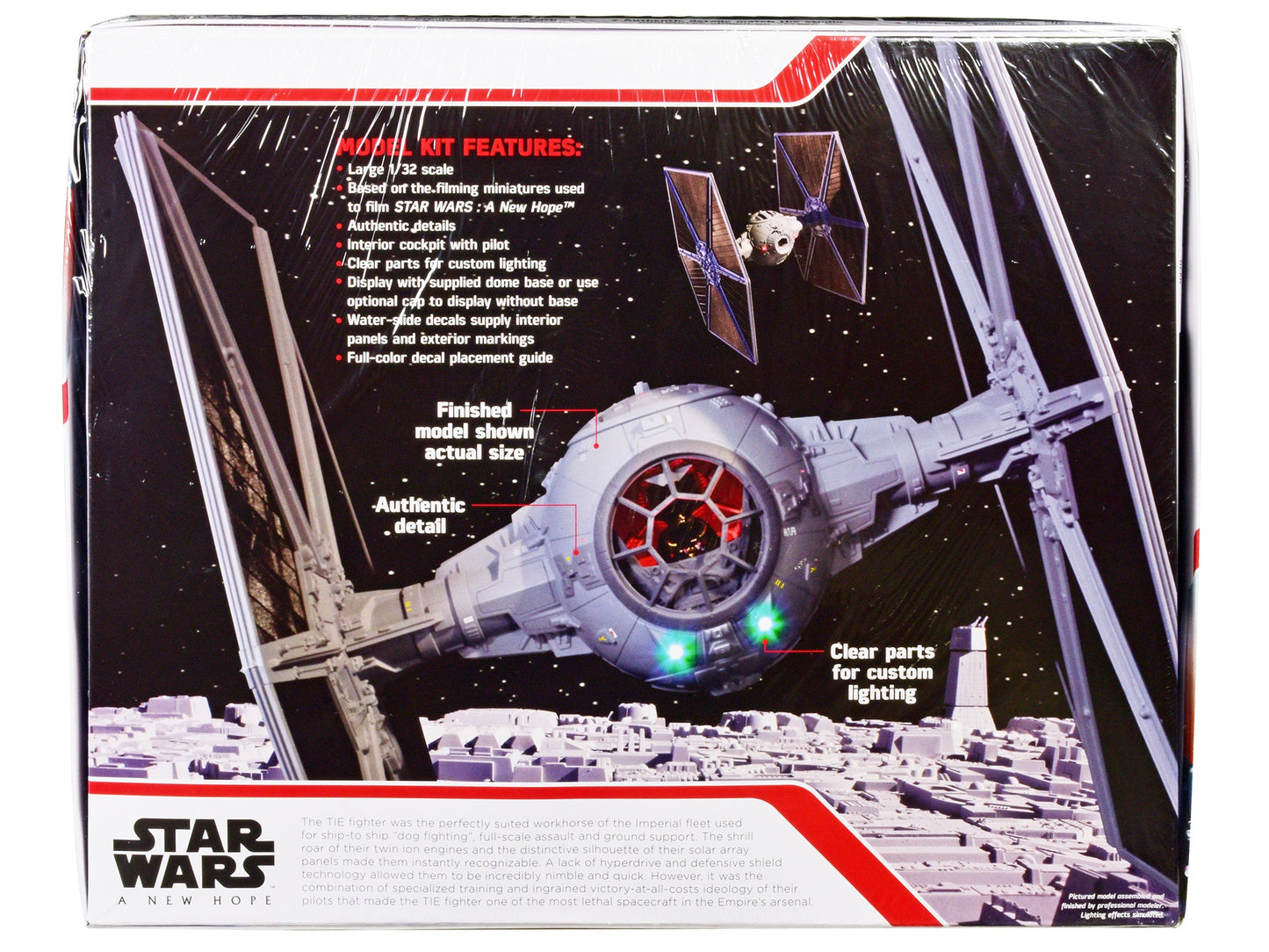 Skill 2 Model Kit Tie Fighter "Star Wars: Episode IV - A New Hope" (1977) Movie 1/32 Scale Model by AMT - Premium Movie/TV Series Models from AMT - Just $117.43! Shop now at Rapidvehicles