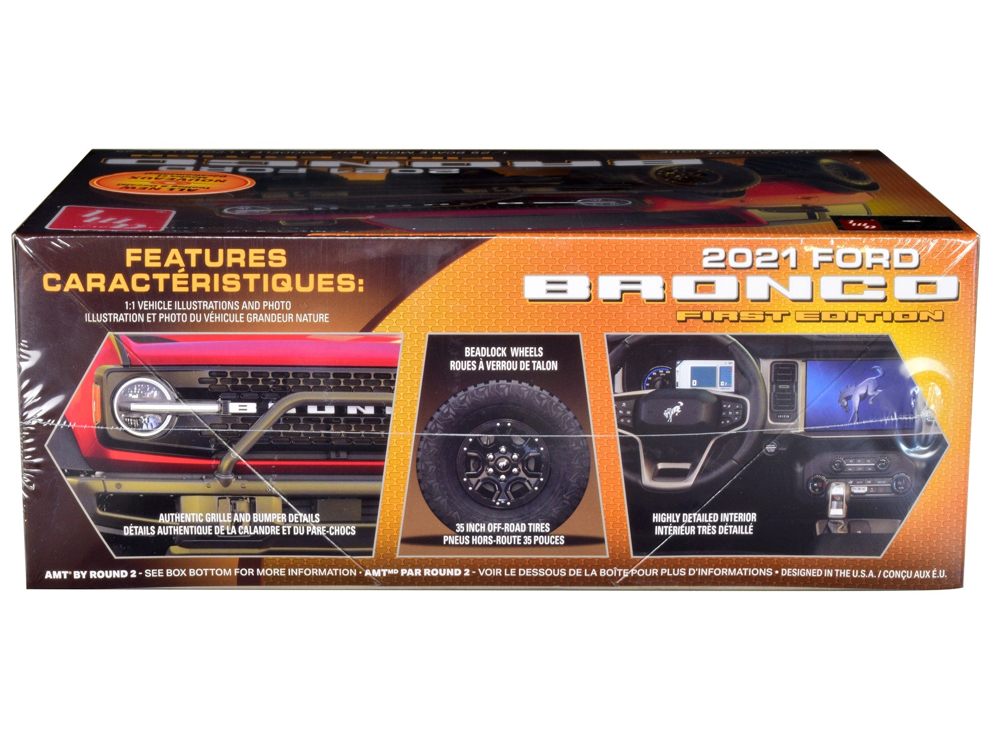 Skill 2 Model Kit 2021 Ford Bronco First Edition 1/25 Scale Model by AMT - Premium Model Kits(To Built) from AMT - Just $59.99! Shop now at Rapidvehicles