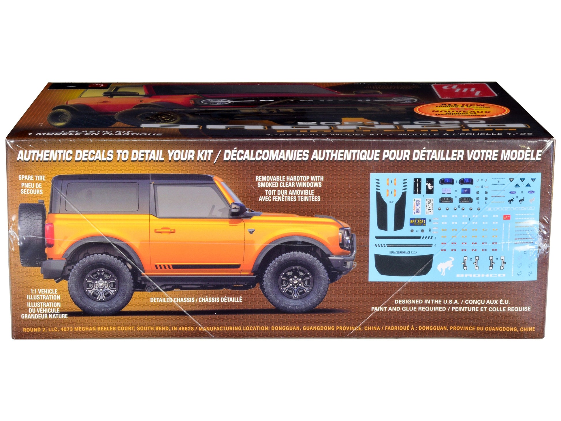 Skill 2 Model Kit 2021 Ford Bronco First Edition 1/25 Scale Model - Premium Model Kits(To Built) from AMT - Just $63.89! Shop now at Rapidvehicles