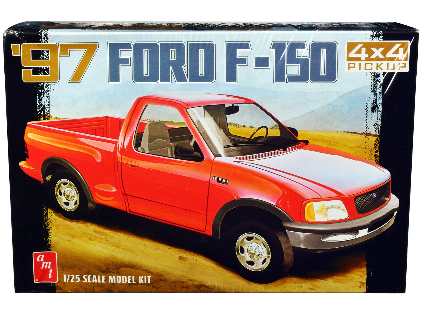 Skill 2 Model Kit 1997 Ford F-150 4X4 Pickup Truck 1/25 Scale - Premium Model Kits(To Built) from AMT - Just $76.99! Shop now at Rapidvehicles