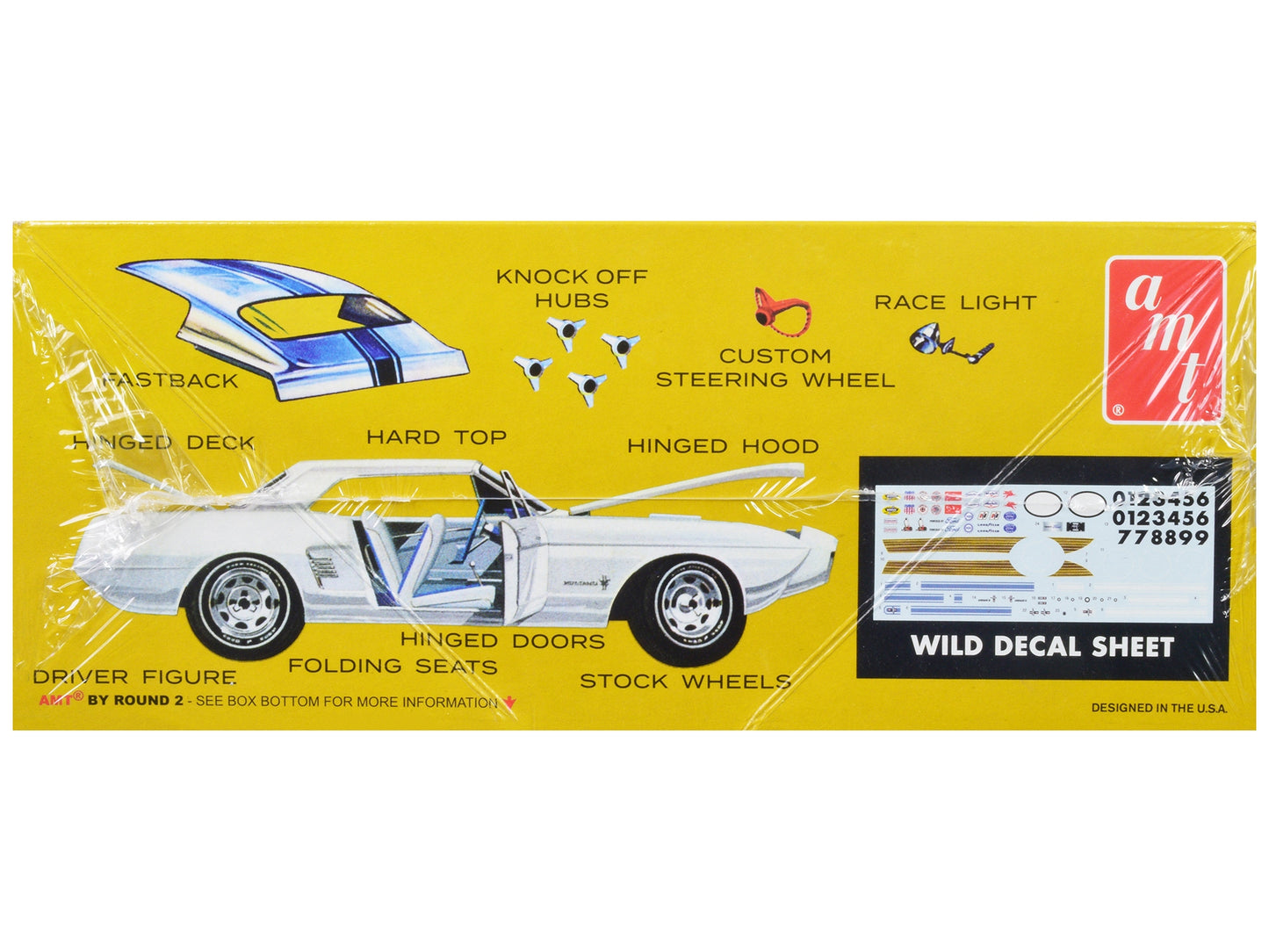 Skill 2 Model Kit 1963 Ford Mustang II Concept Car 1/25 ScaleFREE SHIPPING IN US - Premium Model Kits(To Built) from AMT - Just $61.19! Shop now at Rapidvehicles